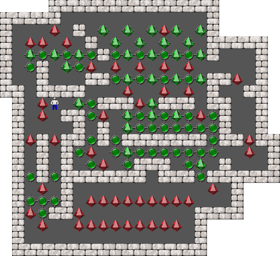 Sokoban Mass Remodel level 936